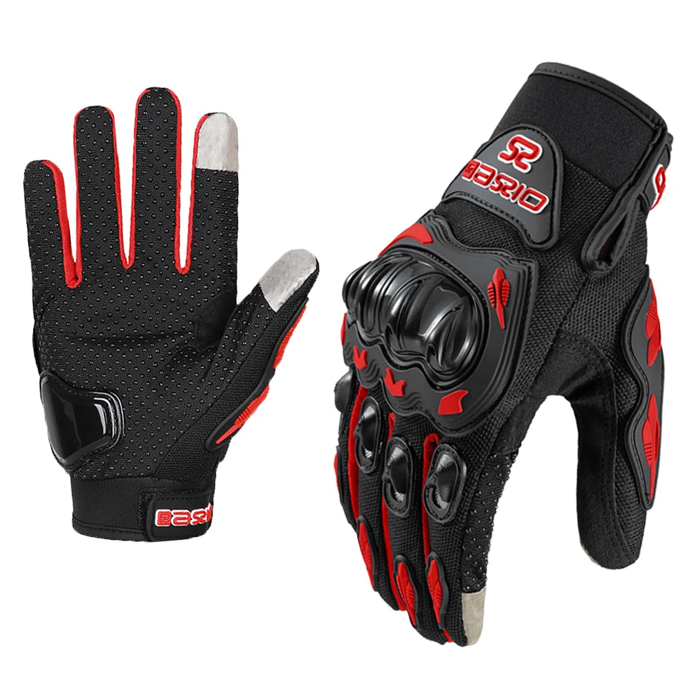 Breathable Motorcycle Gloves - Touchscreen, Non-Slip & Lightweight for Hot Weather