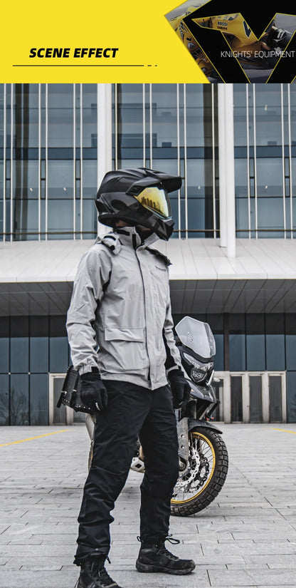 Pro Rider Waterproof Rain Suit - Full-Body Jacket & Pants Set
