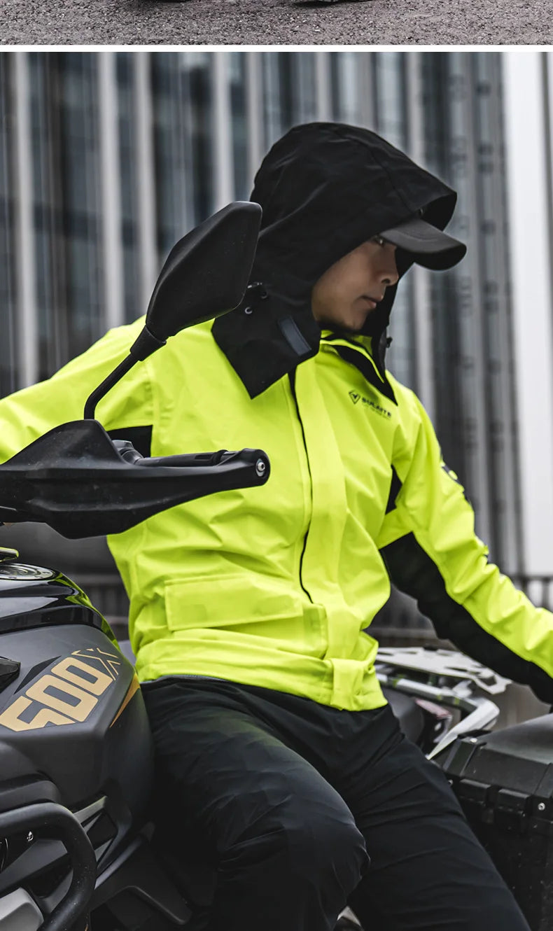 Pro Rider Waterproof Rain Suit - Full-Body Jacket & Pants Set