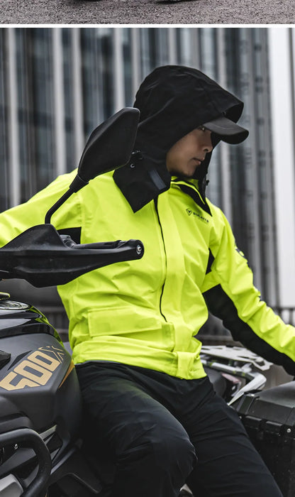 Pro Rider Waterproof Rain Suit - Full-Body Jacket & Pants Set