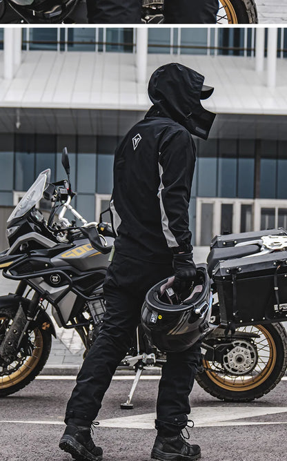 Pro Rider Waterproof Rain Suit - Full-Body Jacket & Pants Set