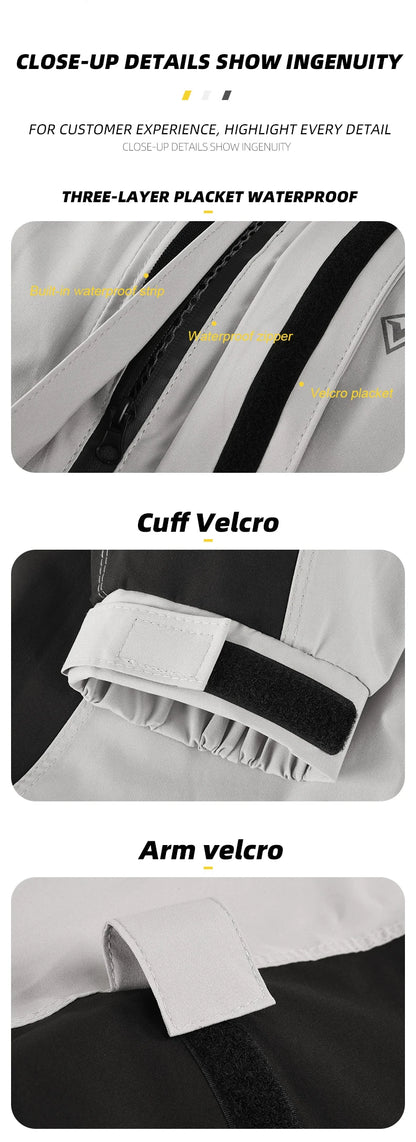 Pro Rider Waterproof Rain Suit - Full-Body Jacket & Pants Set