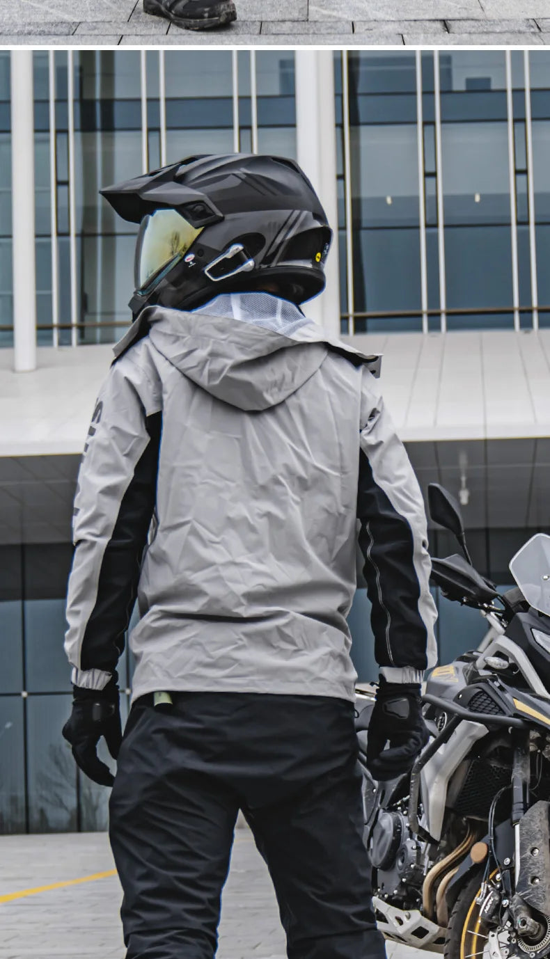 Pro Rider Waterproof Rain Suit - Full-Body Jacket & Pants Set