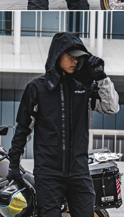 Pro Rider Waterproof Rain Suit - Full-Body Jacket & Pants Set