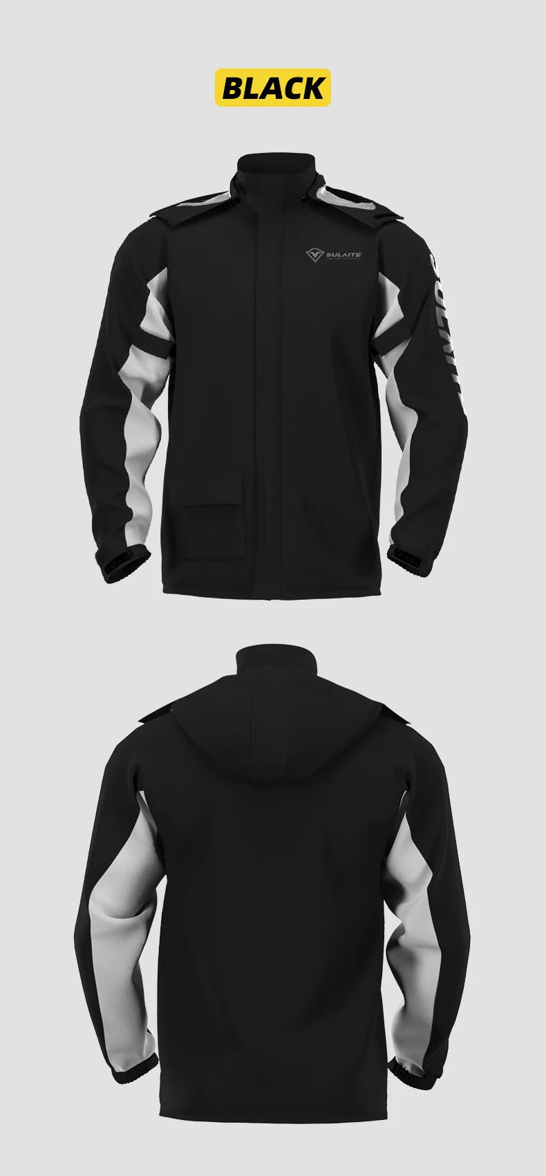 Pro Rider Waterproof Rain Suit - Full-Body Jacket & Pants Set