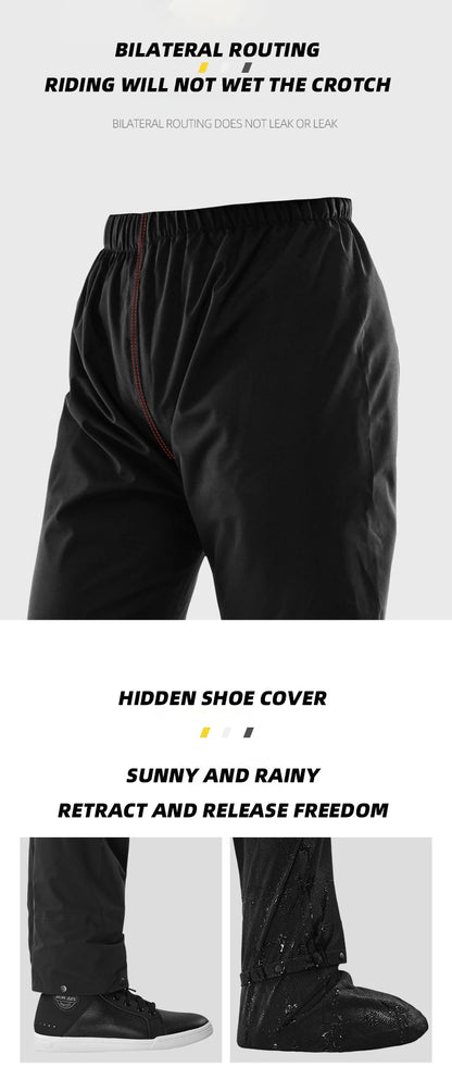Pro Rider Waterproof Rain Suit - Full-Body Jacket & Pants Set