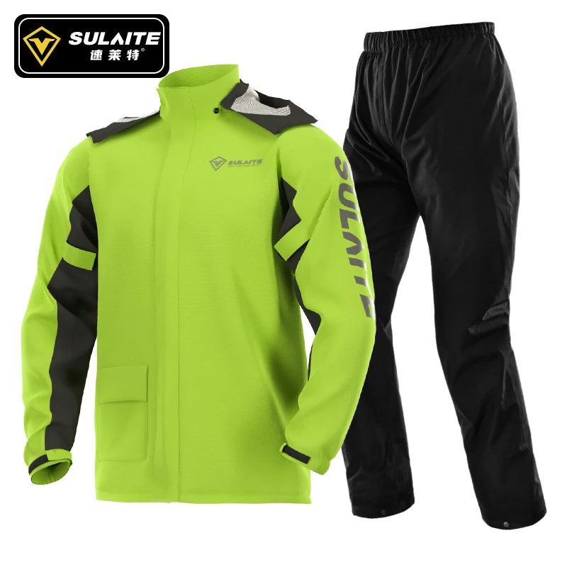 Pro Rider Waterproof Rain Suit - Full-Body Jacket & Pants Set