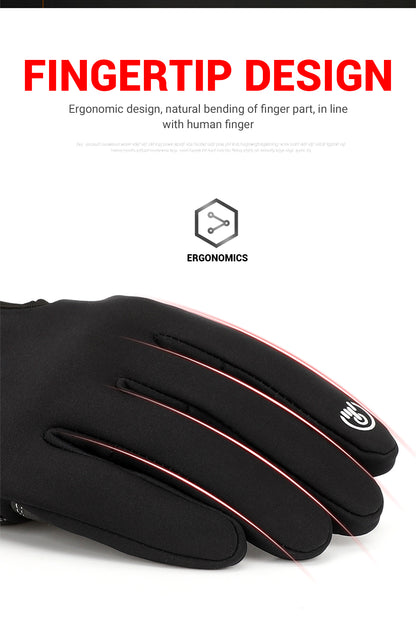 All-Weather Rider Gloves - Waterproof, Windproof & Touchscreen