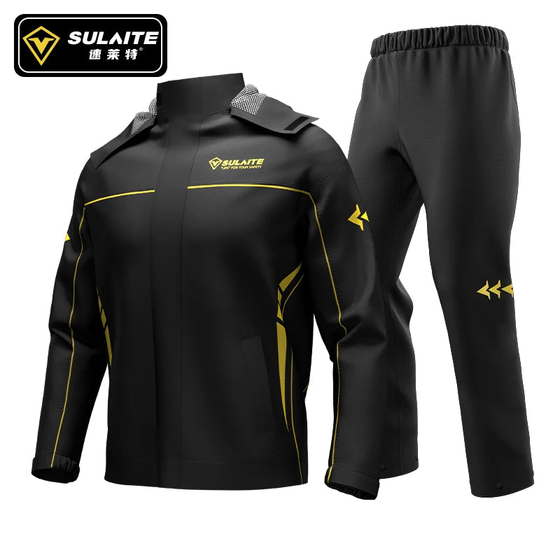 Pro Rider Waterproof Rain Suit - Full-Body Jacket & Pants Set