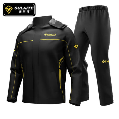 Pro Rider Waterproof Rain Suit - Full-Body Jacket & Pants Set