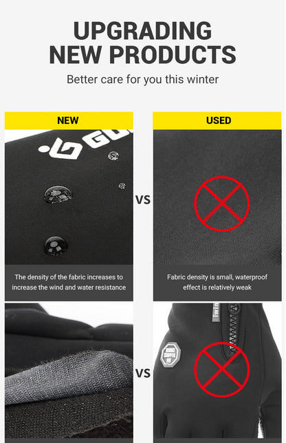 All-Weather Rider Gloves - Waterproof, Windproof & Touchscreen