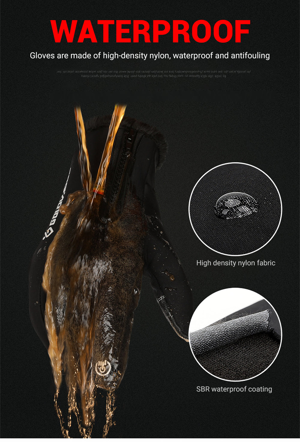 All-Weather Rider Gloves - Waterproof, Windproof & Touchscreen