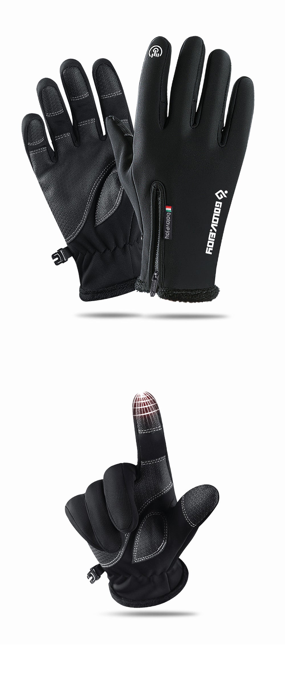 All-Weather Rider Gloves - Waterproof, Windproof & Touchscreen