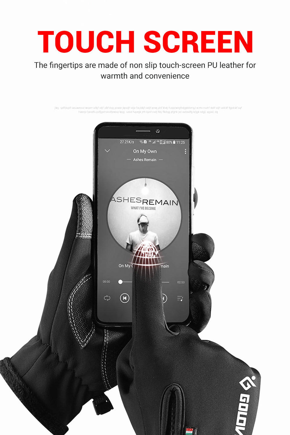 All-Weather Rider Gloves - Waterproof, Windproof & Touchscreen