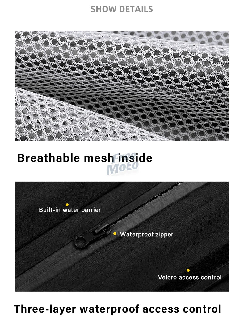 Pro Rider Waterproof Rain Suit - Full-Body Jacket & Pants Set