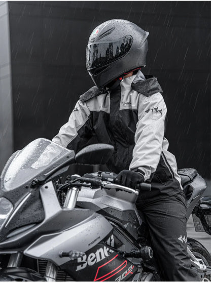 Pro Rider Waterproof Rain Suit - Full-Body Jacket & Pants Set