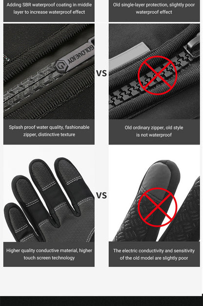 All-Weather Rider Gloves - Waterproof, Windproof & Touchscreen