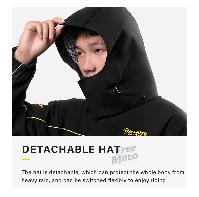 Pro Rider Waterproof Rain Suit - Full-Body Jacket & Pants Set