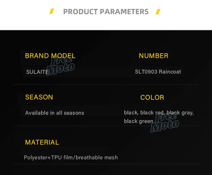 Pro Rider Waterproof Rain Suit - Full-Body Jacket & Pants Set